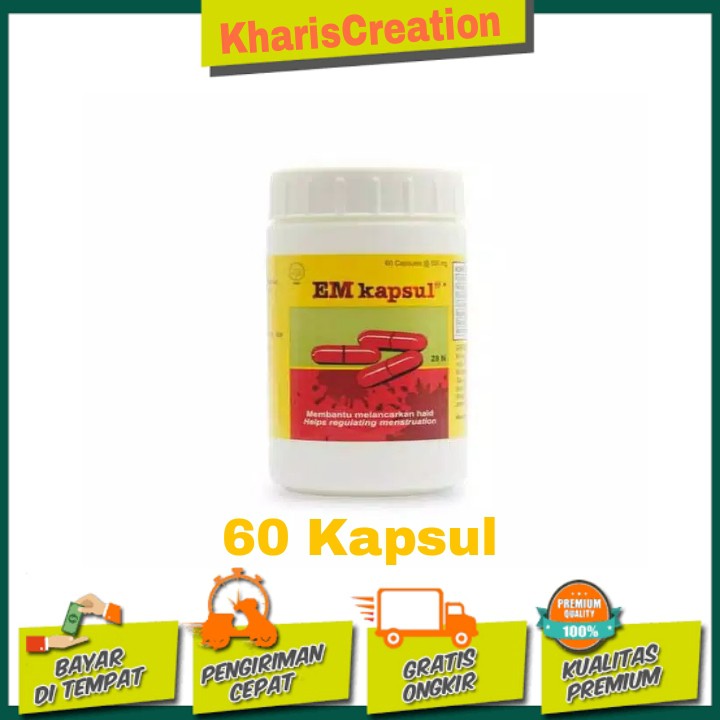 

Em Kapsul isi 60 - Pelancar Haid Herbal