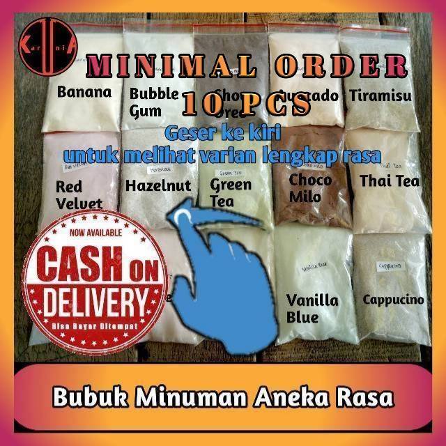 Minuman Bubuk 25gr Aneka Rasa / Serbuk Minuman Bubble