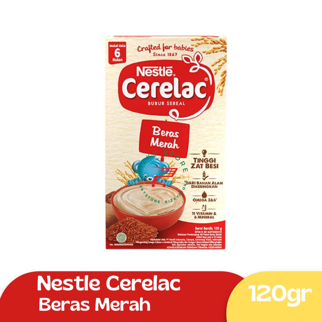 Nestle Cerelac kotak 120gr 2 varian