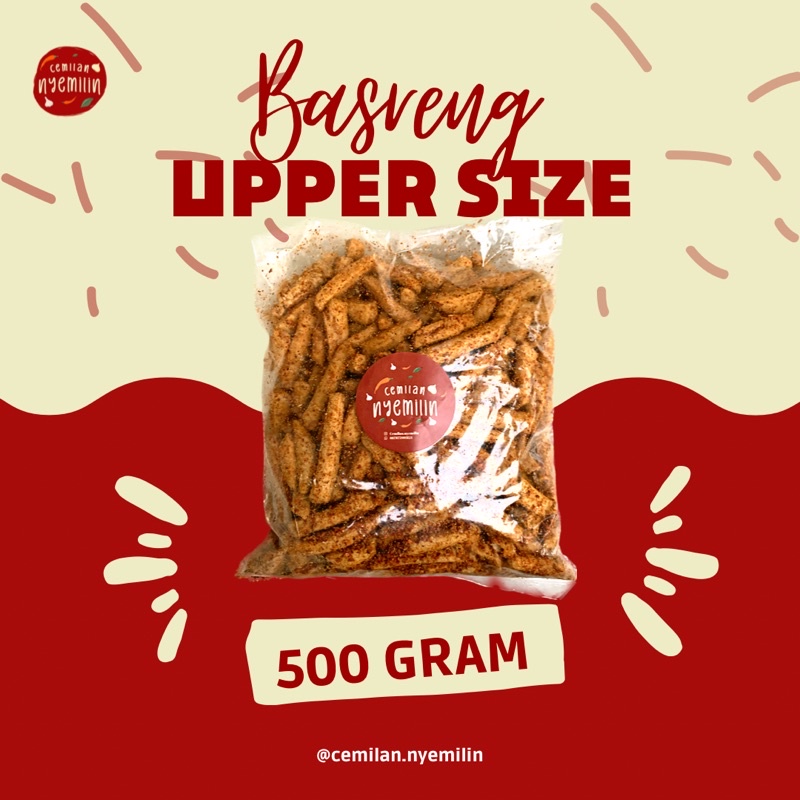 

BASRENG (500gr) PEDAS ASIN DAUN JERUK (UPPER SIZE) BY CEMILAN NYEMILIN