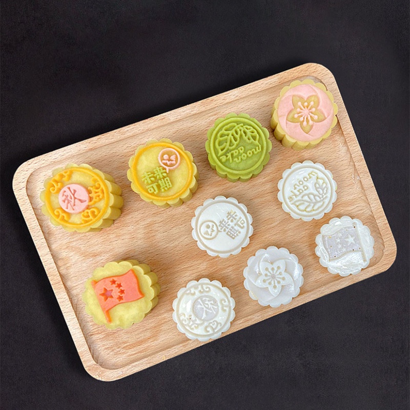 Cetakan Tekan Bulan 3D 50g Bentuk Kata Cina