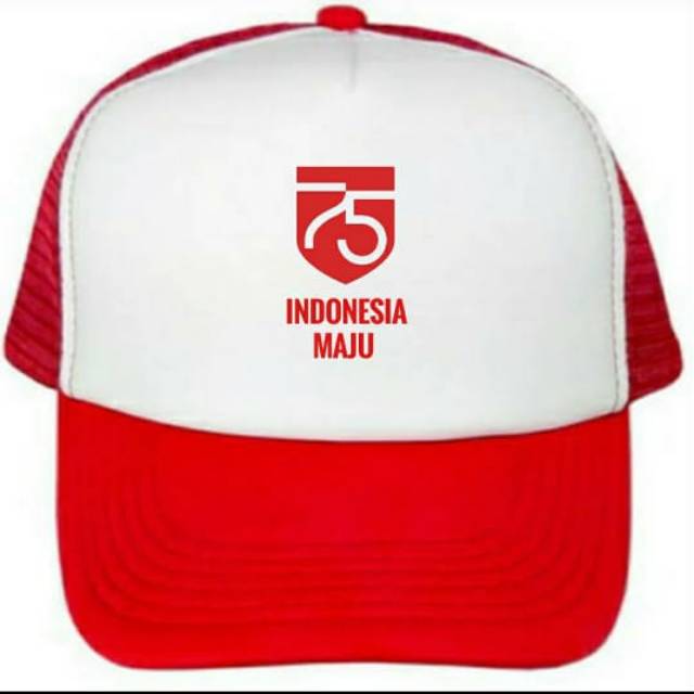 Topi jaring trucker merah putih 17 Agustus