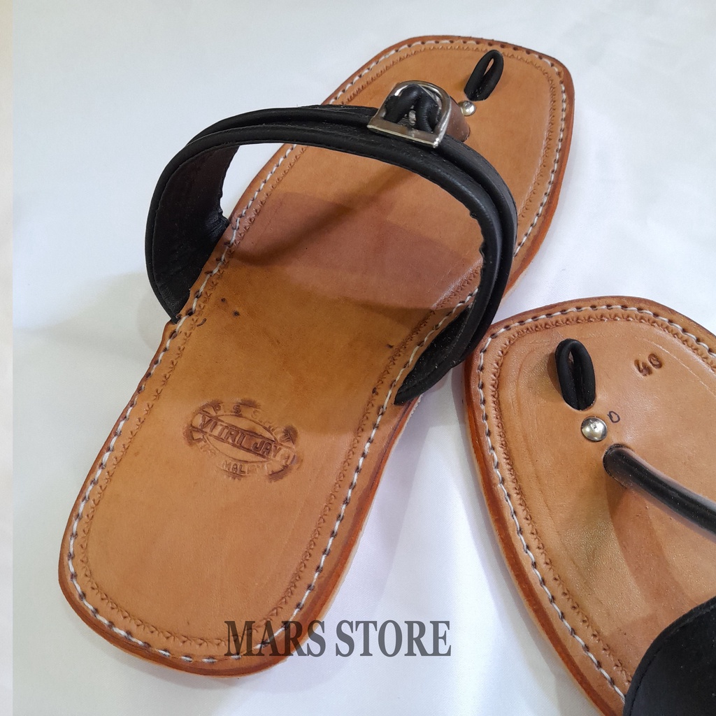 Sandal Pria Dewasa Kulit Asli Original Keren Berkualitas Terbaik Model tarumpah