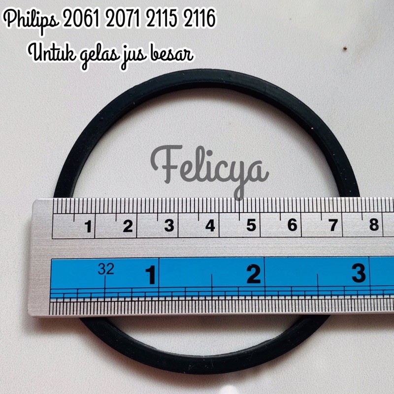 Karet Seal Blender Philips HR 2061 2071 2115 2116 ( untuk gelas juice besar )