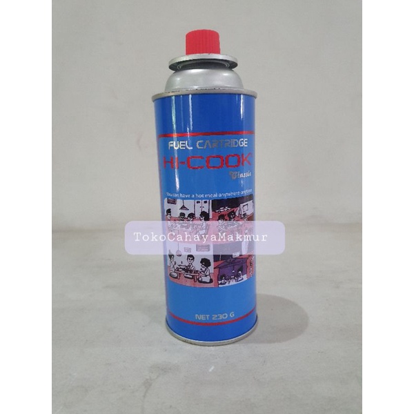 Portable Gas Hi-Cook 230g / Gas Mini / Gas Kaleng / Kompor Gas Portable