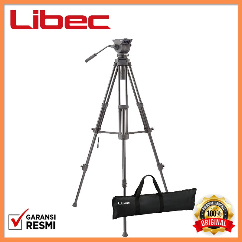 Libec TH-X Head and Tripod System For Kamera Video/ Broadcasting