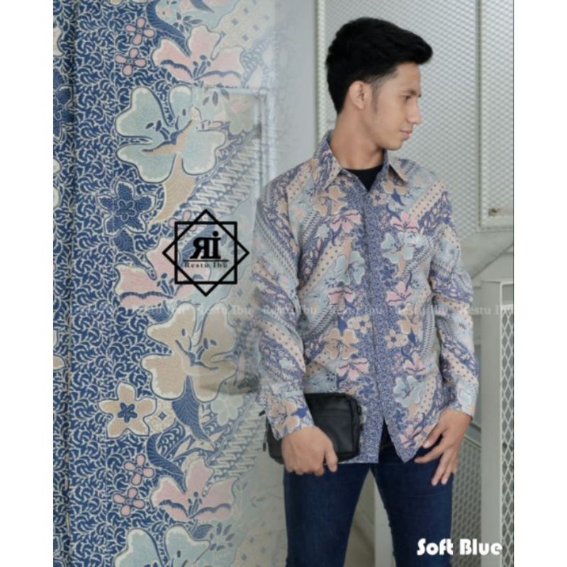 Realpict kemeja batik lengan panjang//batik seragam//kemeja batik pesta//kemeja kondangan//kemeja batik murah