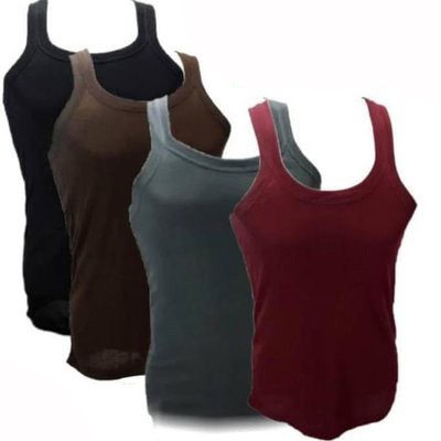 KAOS DALAM KAOS SINGLET PRIA WARNA