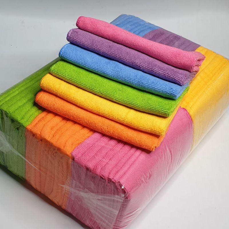 OS Kain Lap Microfiber 40 x 40 Cm / Kain Lap / Kain Lap Mobil / Kain Lap Cleaning Cloth Microfiber