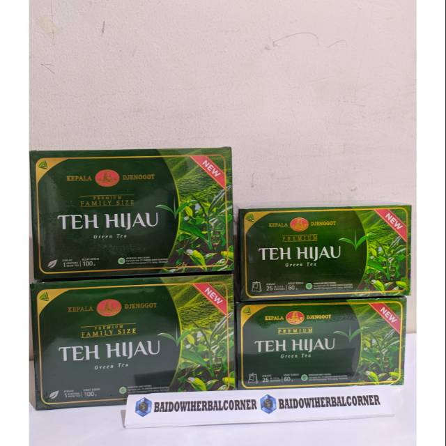 

TEH HIJAU (GREEN TEA) PREMIUM CAP KEPALA DJENGGOT