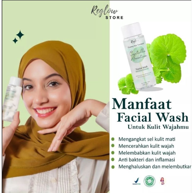 Reglow Facial Wash Sabun Gel Cuci Muka 100 ml