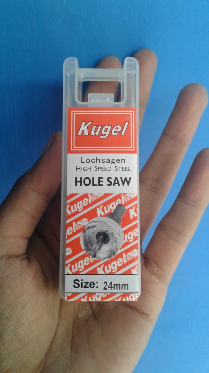 Hole Saw Besi 24mm / Holesaw Besi 24mm / Mata Bor Besi 24mm Kugel