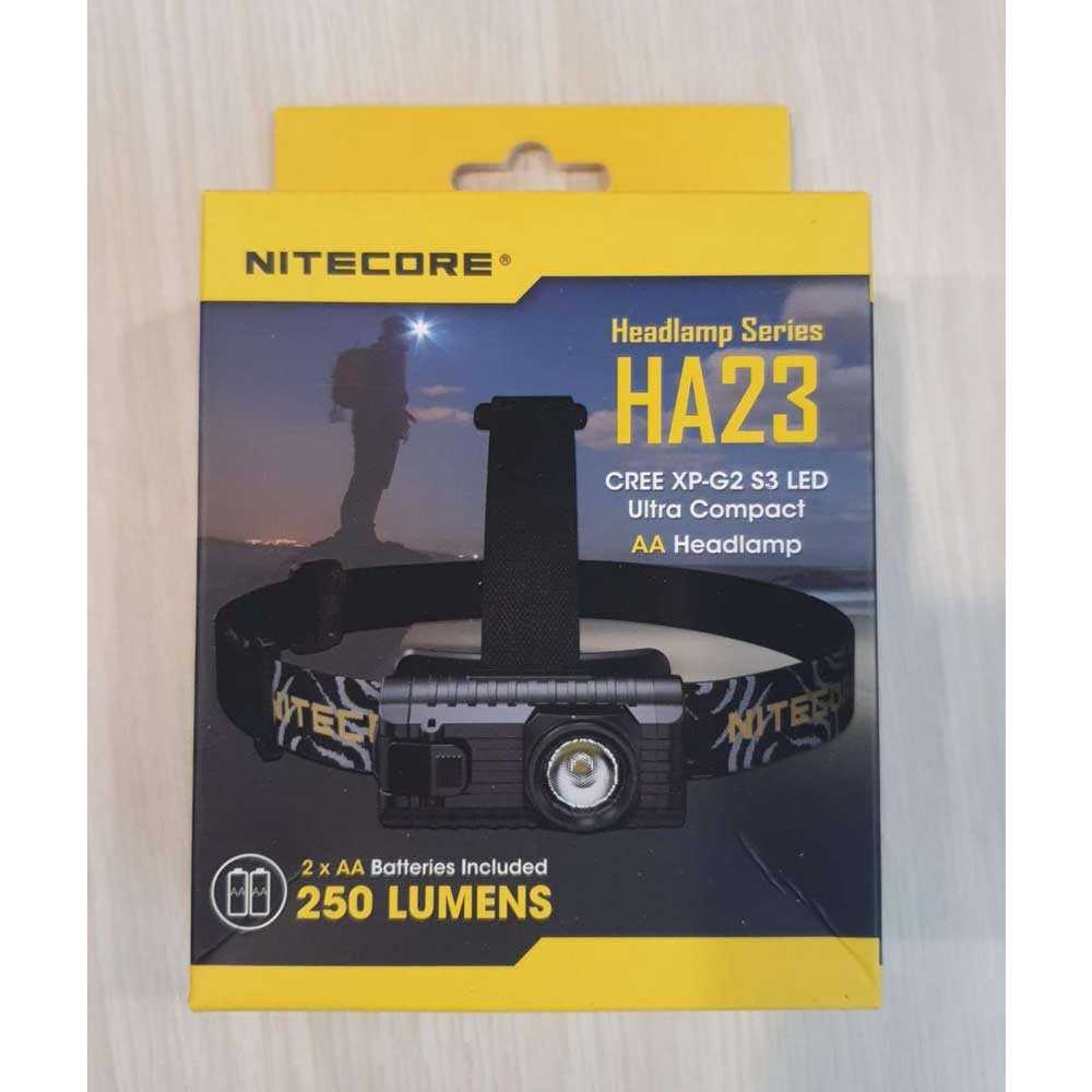 Senter Kepala Headlamp LED CREE XP-G2 S3 250 Lumens NITECORE - HA23