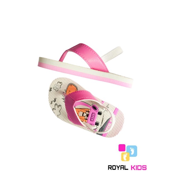 SANDAL BEBY DINO ROYAL KIDS (bisa custom nama)