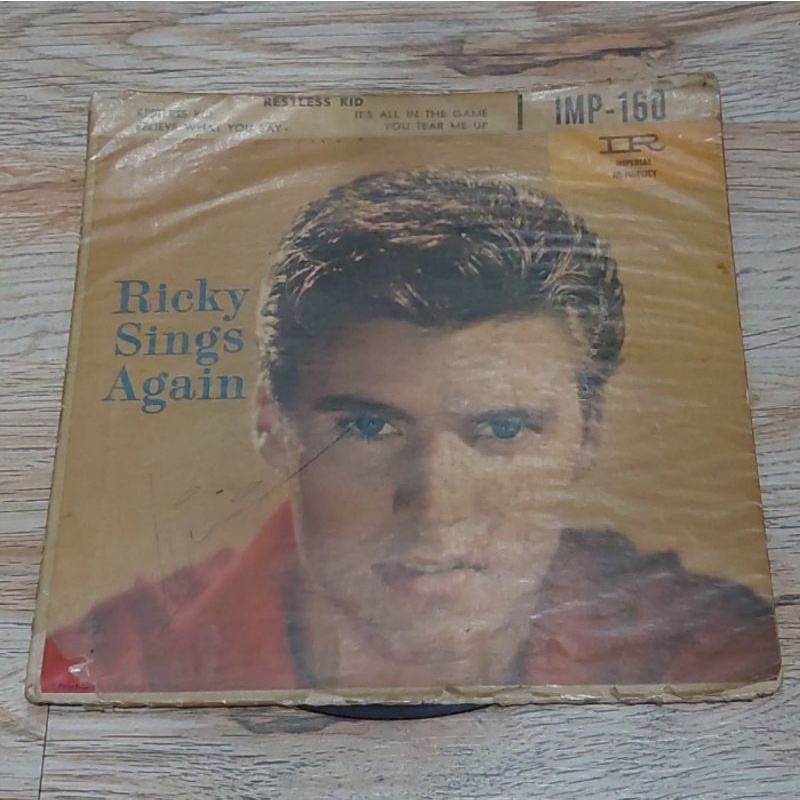 Kaset Vinyl Piringan Hitam 7&quot; Ricky Sing's Again