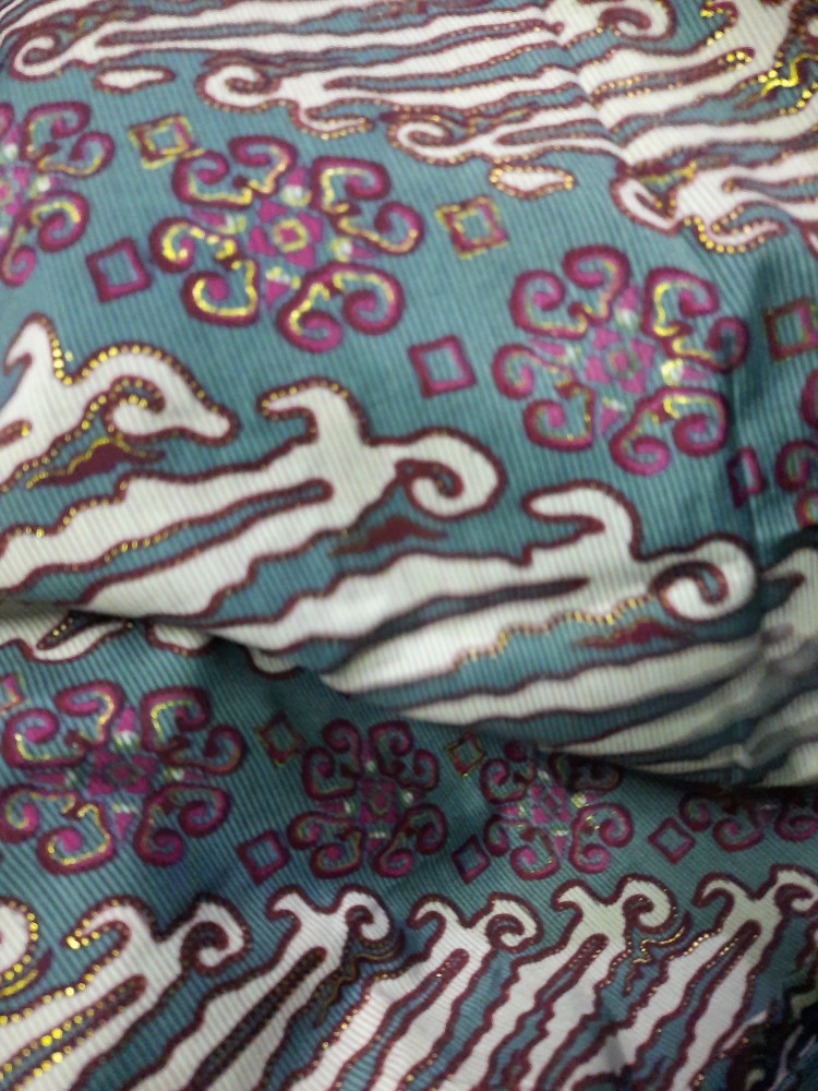 Kheisa Collection - Couple Rok Lilit & Kemeja Batik Panjang - Lereng Ungu