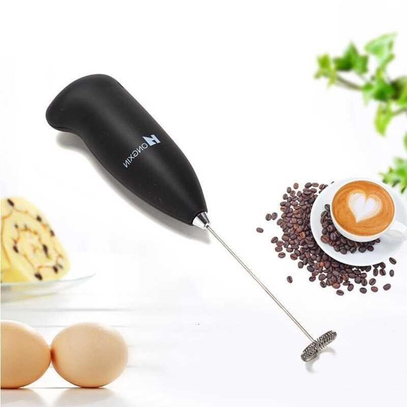 Mixer Pembuih Kopi Susu Elektrik Milk Frother Foamer - MS-3089 - Black