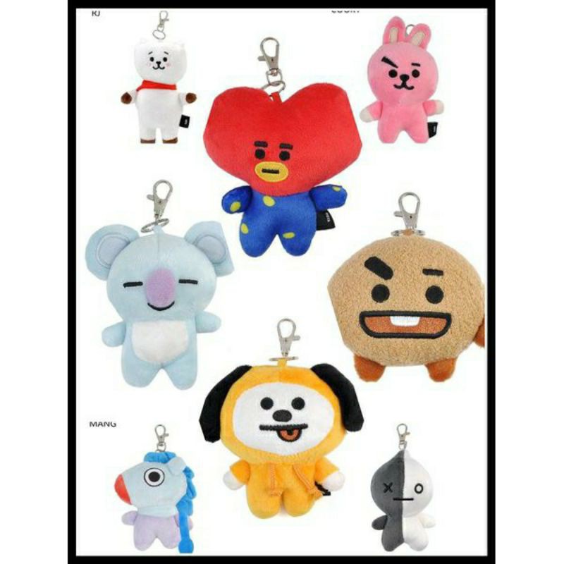 GANTUNGAN KUNCI BONEKA BTS21