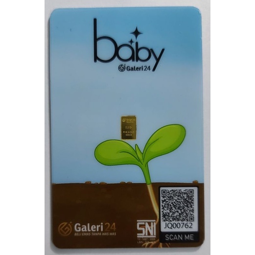Logam Mulia UBS Galeri24 Baby Tumbuhan 0.2 Gram