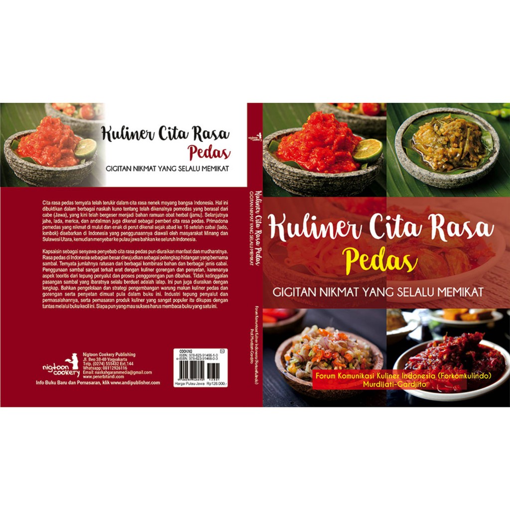 Buku Kuliner Cita Rasa Pedas