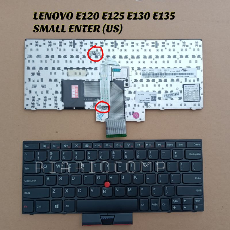 KEYBOARD LENOVO THINKPAD E120 E125 E130 E135 SMALL ENTER (US)