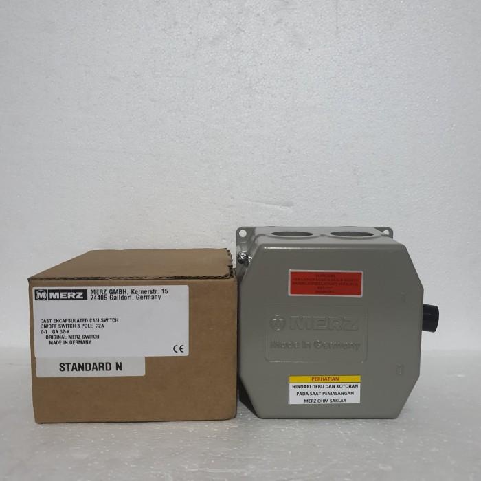 Saklar Cam Stater Merz Ga 32A 3P Merz403 / Ohm Saklar Handle 32 A 3P Germany