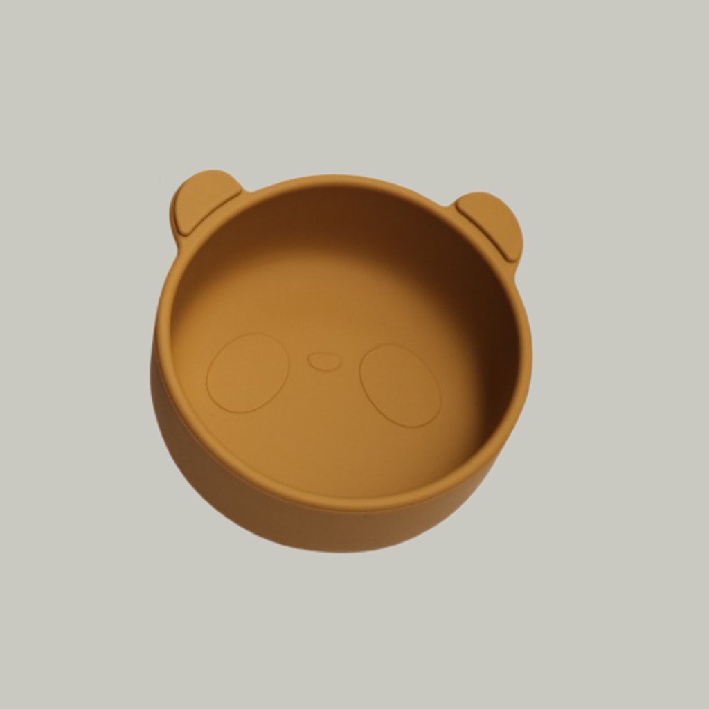 SILICONE PANDA BOWL WITH SUCTION