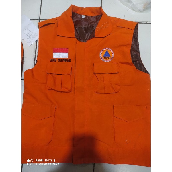 rompi BPBD atau BNPB