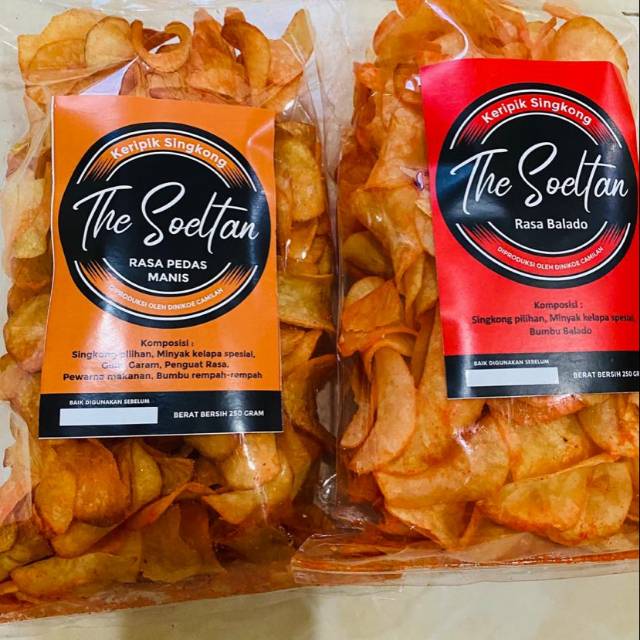 

Kripik singkong the soeltan