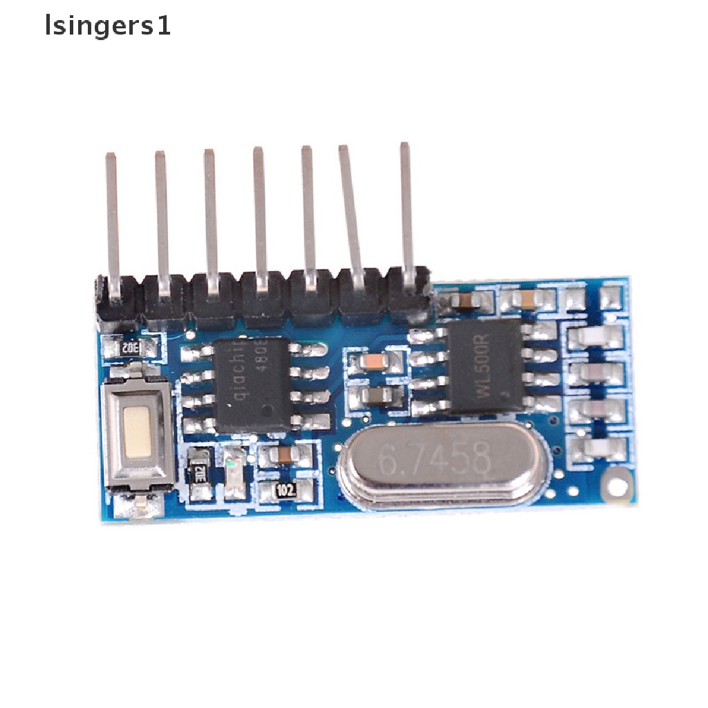 (lsingers1) Modul Decoder Receiver Wireless RF 433mhz 1527