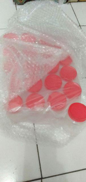 Toples Sambal / Toples Bumbu / Toples Selai Bulat 200 Ml @10pcs (khusus Gojek/grab)