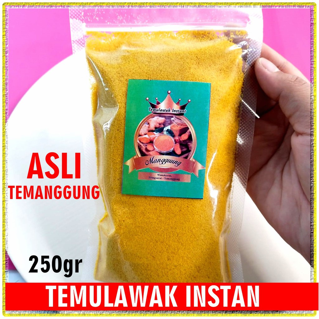 

Temulawak Instan Minuman Bubuk Jamu Rempah Tradisional asli Temanggung 250gr