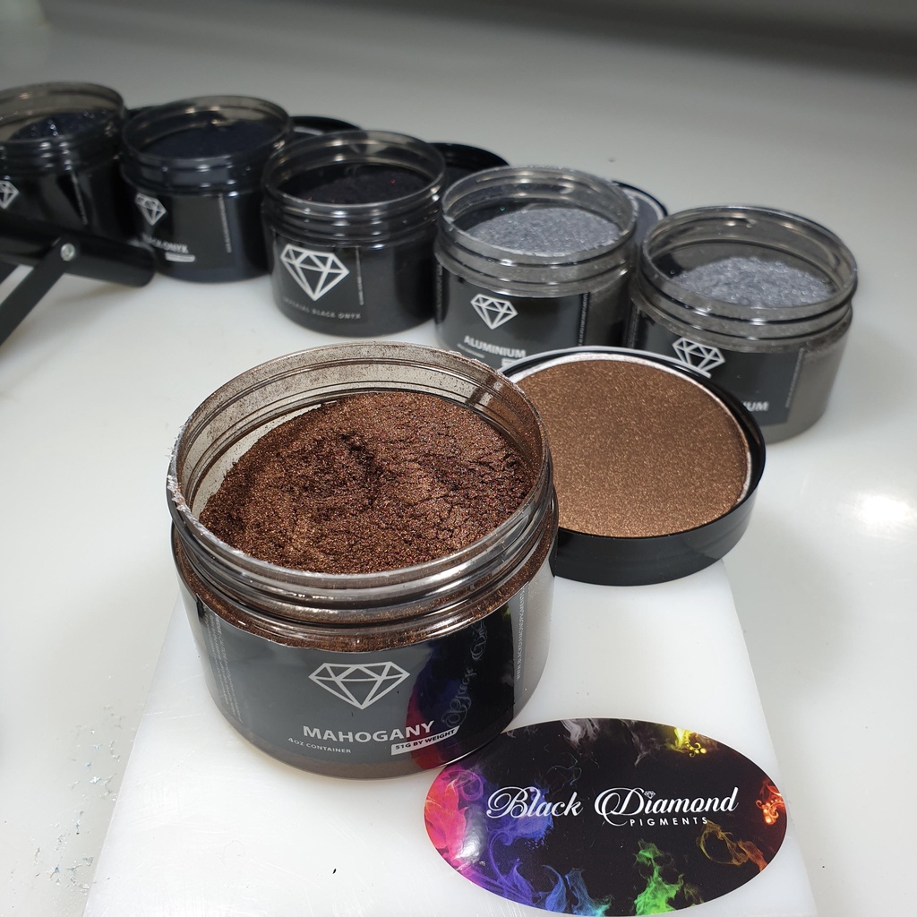 

SINGLE TONE MAHOGANY MICA POWDER PIGMENT BLACK DIAMOND ORIGINAL 5 GR