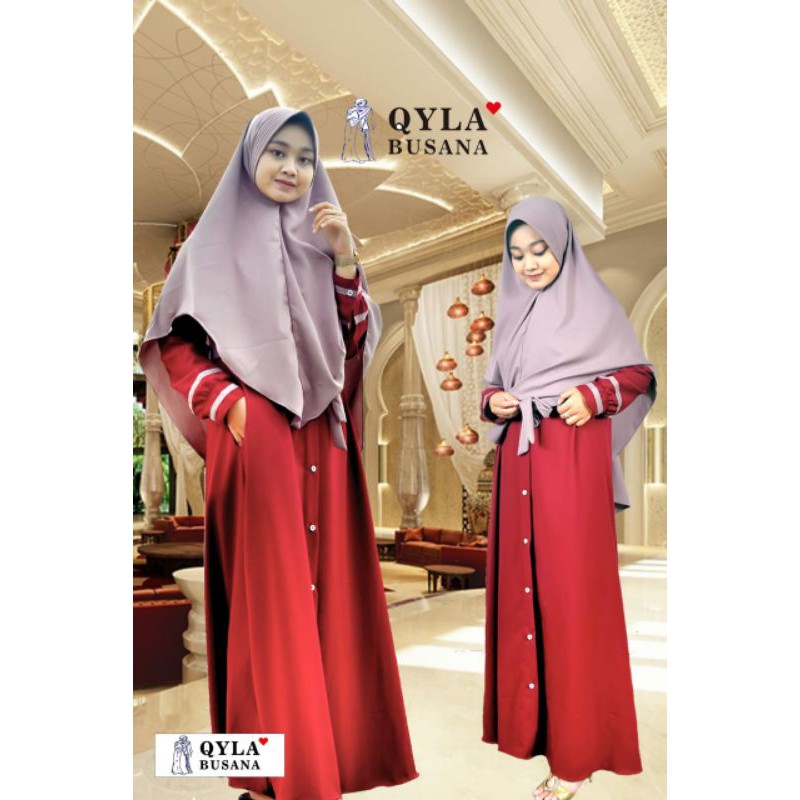 GAMIS NISAH SET HIJAB ORY QYLA BUSANA