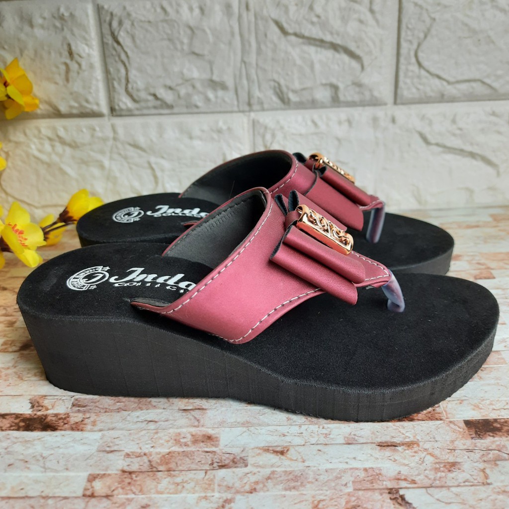 [TAMAN SEPATU TRENDY MURAH] SANDAL ANAK SPONS TINGGI PITA 3 4 5 6 7 8 TAHUN KAX02