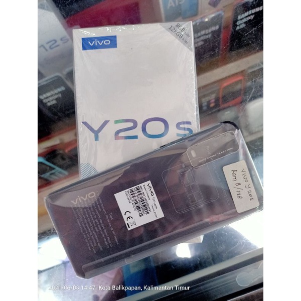 VIVO Y20S RAM 8/128 GB