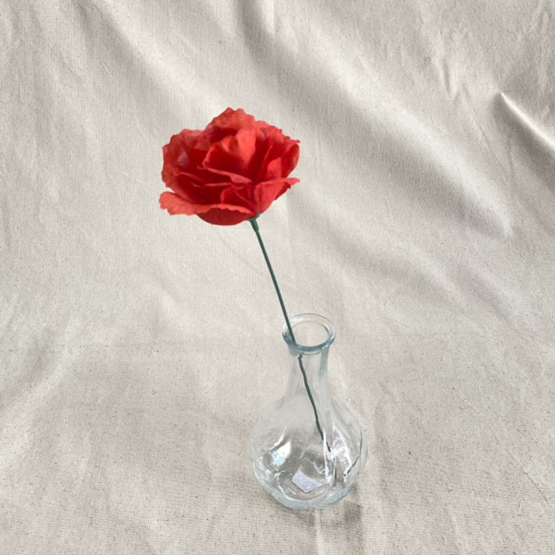 Bunga Artificial Rose FL X1 Bunga Artificial / Bunga Plastik / Bunga Dekorasi / Pernikahan-Merah Darah