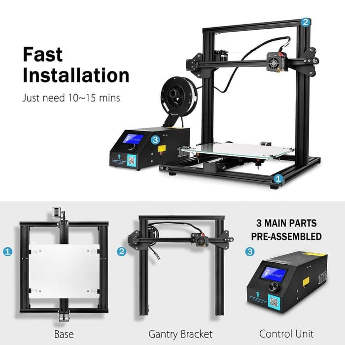 3D Printer Ukuran Besar Creality CR-10 Mini Original