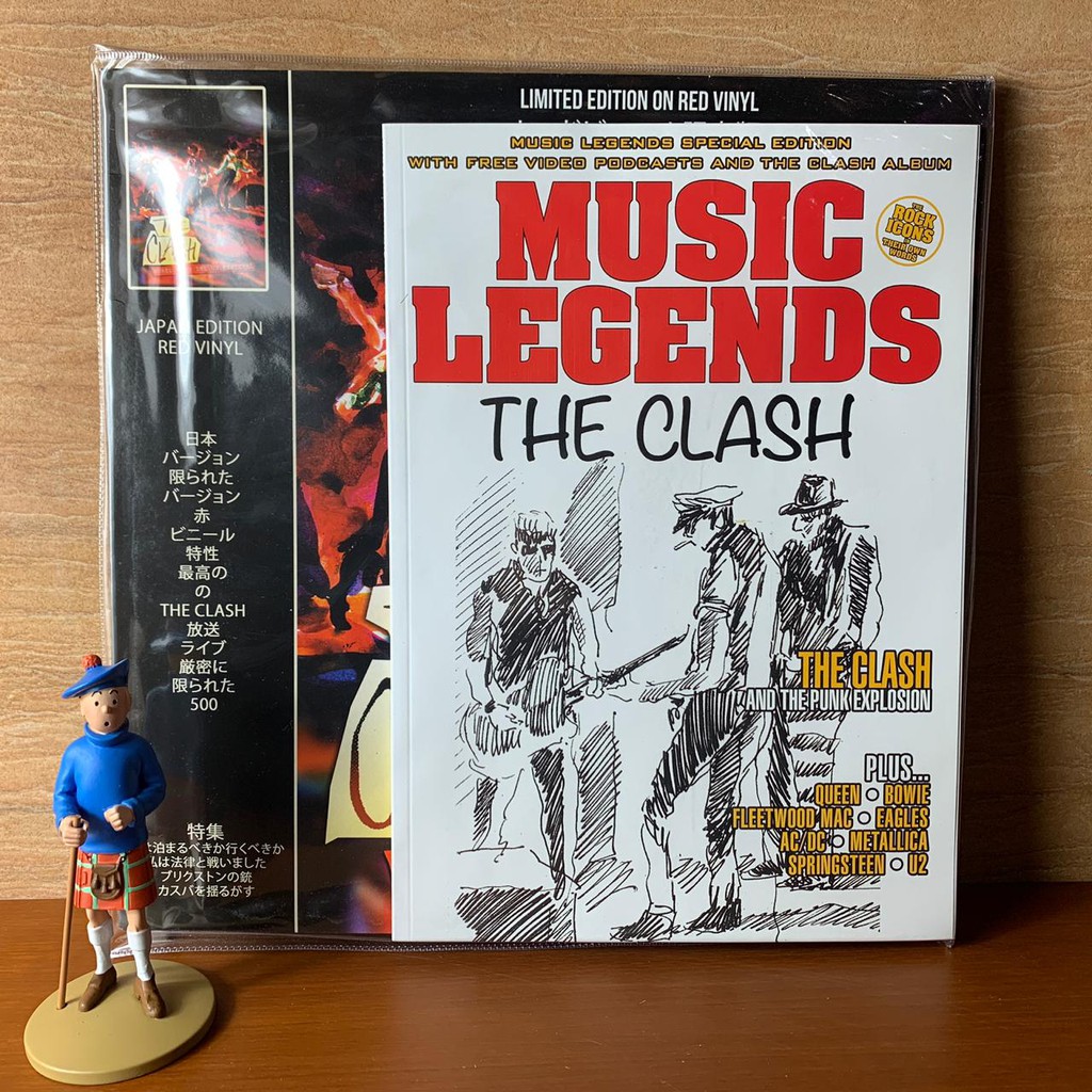 Piringan Hitam The Clash - Bored With The US Festival (Red Vinyl)