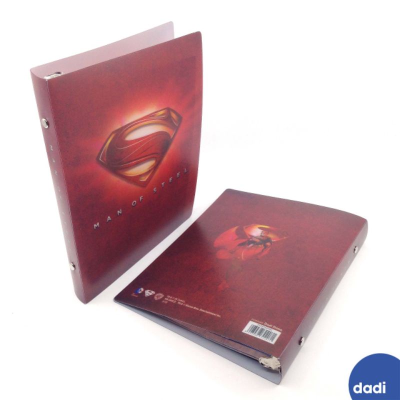 

Dadi - Superman Man Of Steel Binder/Ring Book/Buku Catatan