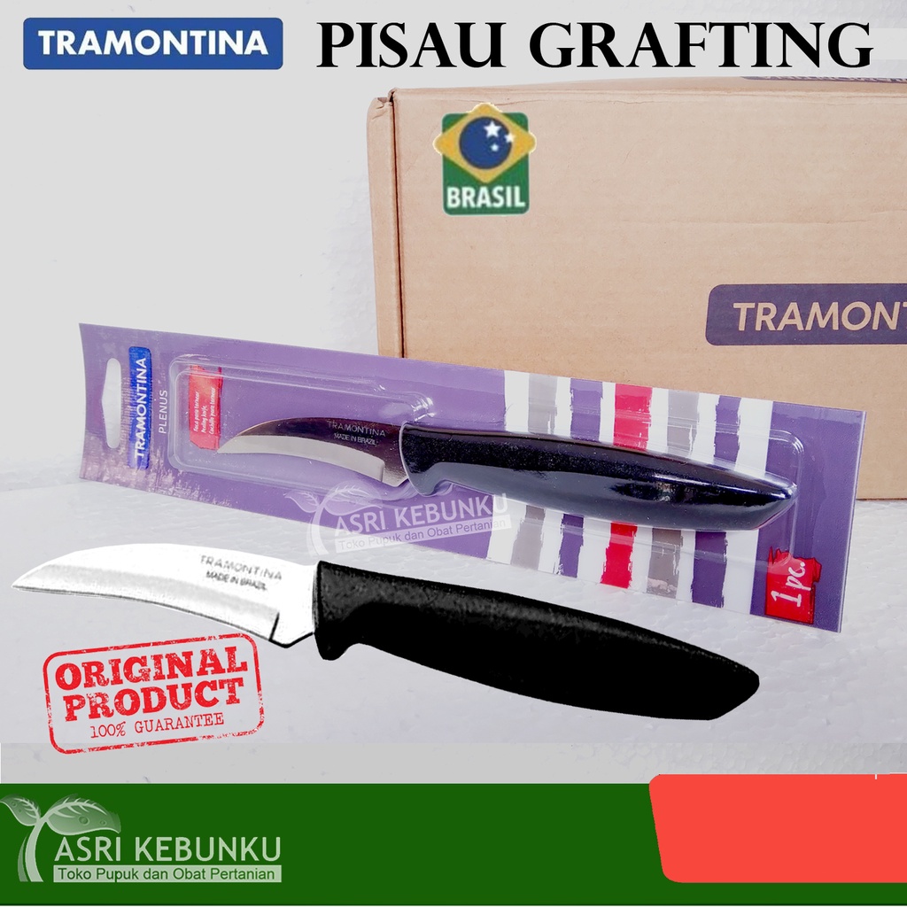 (FreeOngkir) Tramontina Pisau Grafting , Okulasi, Stek ,Cangkok dan Bonsai Original Termurah