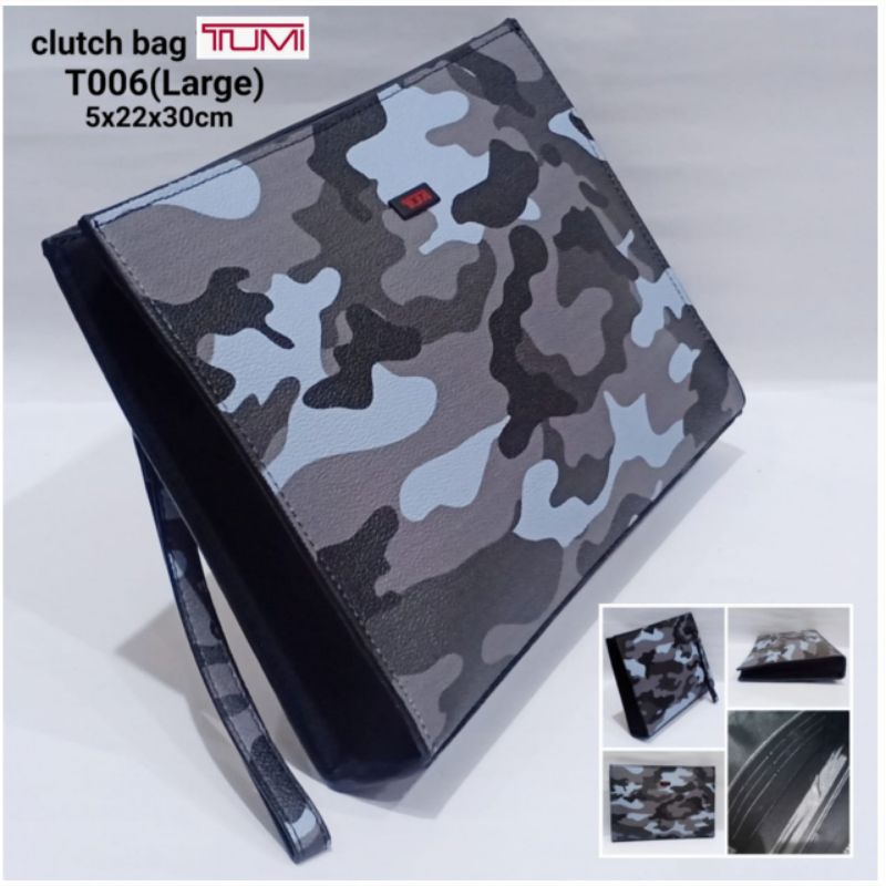 clutch bag Tumi Handbag Tangan Tumi Pria/Wanita Army Tumi T006