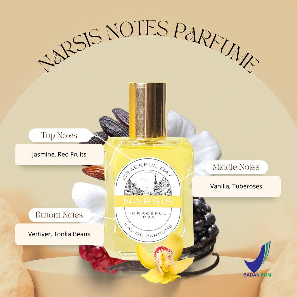 Narsis Graceful Day Eau de Perfume - Parfum Wanita Kesukaan Pria