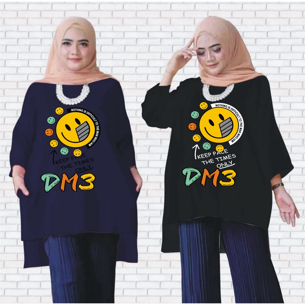 TUNIK WANITA / TUNIK WANITA DEWASA / TUNIK WANITA TERBARU 2021 KEKINIAN / WANITA ATASAN/-XXLJUMBO LD 130