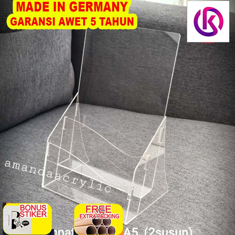

Promo Tempat brosur 2mm (uk.A5 2susun)