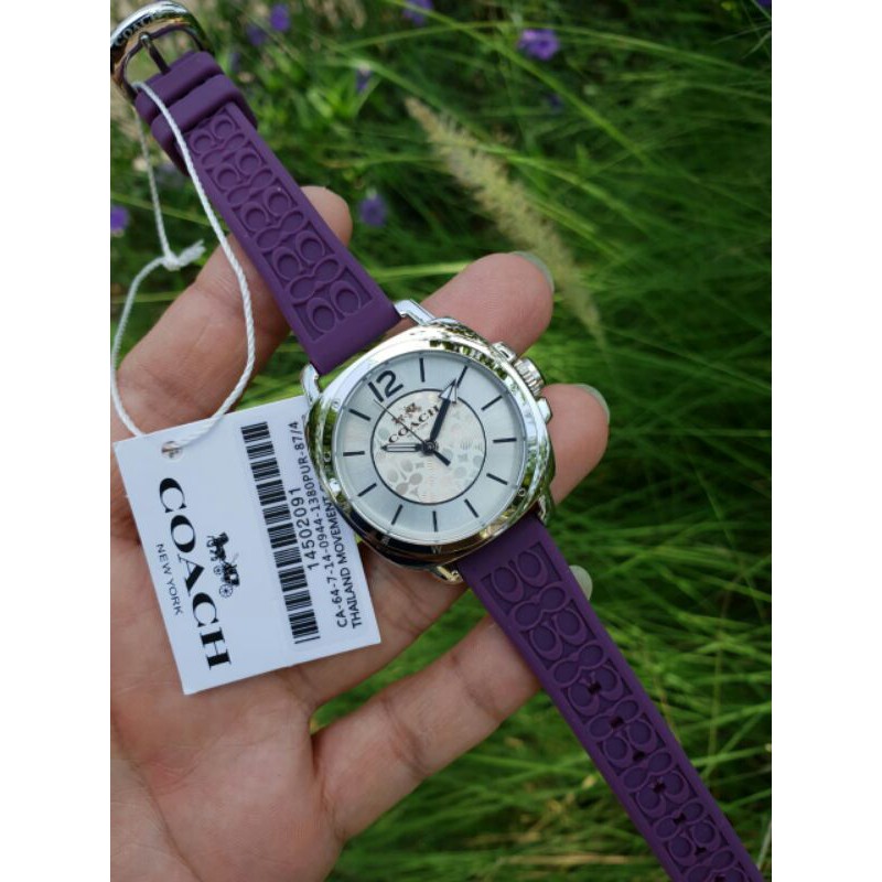 GARANSI JAM TANGAN WANITA COACH RUBBER STRAP