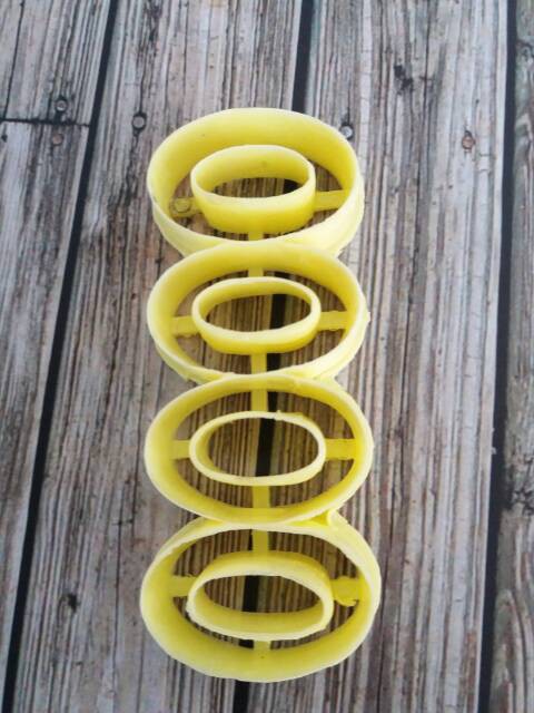 Cetakan Kue Kering Donat Mini Diameter 4cm