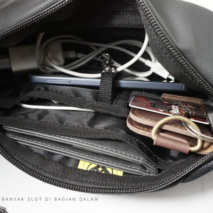 Triple F Tas Selempang Pria Waistbag Caldera Square Waterproof TerlarisR38A