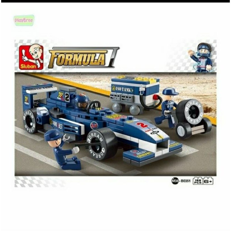 Sluban Racing Car "Blue Lighting"