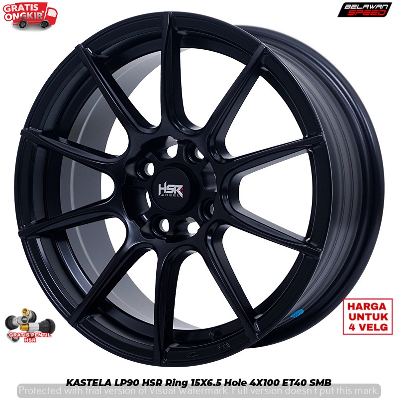 VELK MURAH-VELG RACING MOBIL AYLA RING 15 HSR KASTELA UNTUK BRIO KARIMUN VIOS JAZZ YARIS CITY